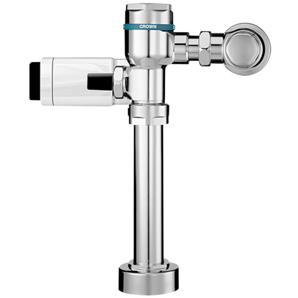 Sloan Crown 3120015 Polished Chrome Battery Powered Exposed Sensor Water Closet Flushometer with