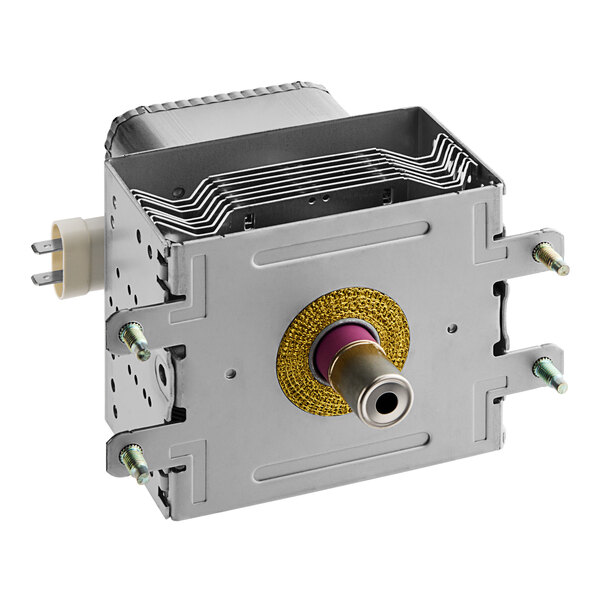 A Solwave Ameri-Series magnetron with a yellow and silver metal device.