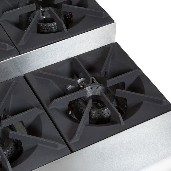 APW Wyott GHPS6i StepUp Six Burner Countertop Range