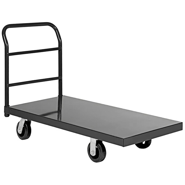 Vestil ECSPT2460 24" x 60" Steel Smooth Deck Platform Truck 2000 lb