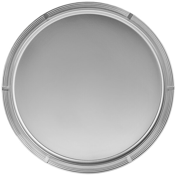 A Tablecraft CaterWare pan for a 3.5 Qt. round cold server on a silver background.