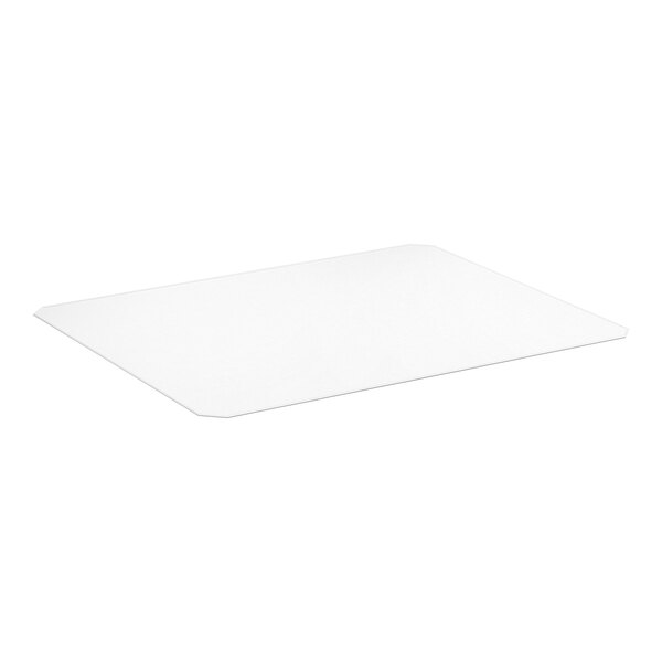 A clear PVC shelf liner measuring 24 inches by 30 inches.