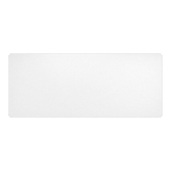 A clear PVC shelf liner measuring 30 inches by 72 inches.