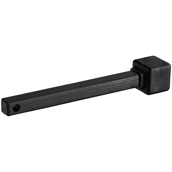 A black plastic locking tap rod with a metal end.