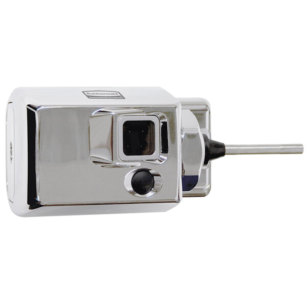 Rubbermaid AutoFlush FG401206A Polished Chrome Plastic Sidemount