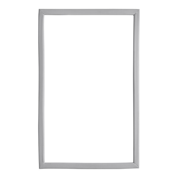 A white rectangular gasket for an Avantco SF-5 refrigerator.