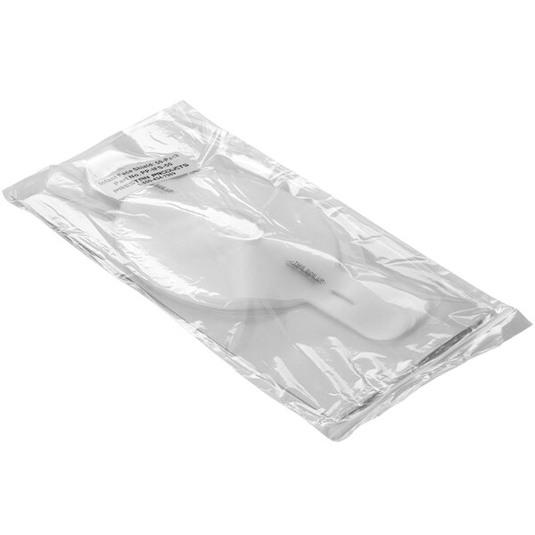 A plastic bag of 50 white Prestan infant CPR manikin face shields.