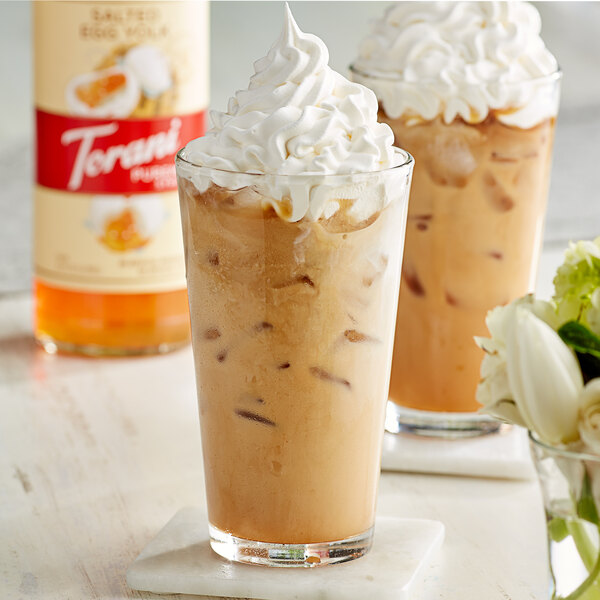 Torani Puremade Salted Egg Yolk Flavoring Syrup 750 mL Glass Bottle