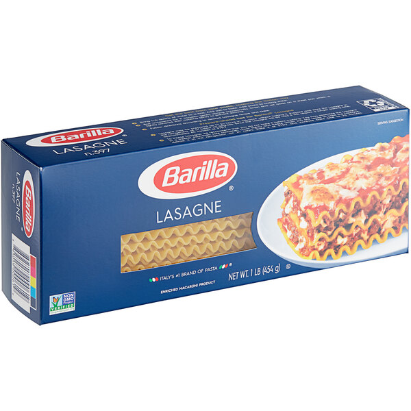 Barilla Wavy Lasagna Noodles 1 lb. 12/Case