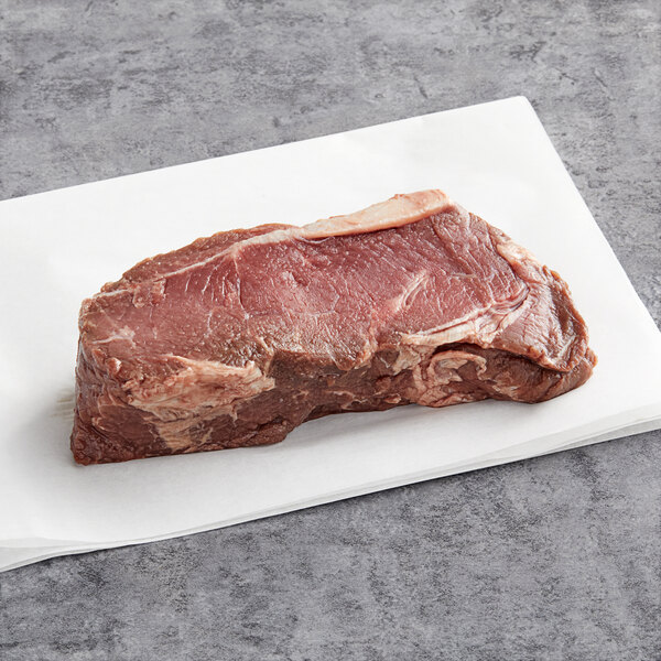 TenderBison 10 oz. Bison New York Strip Loin Steak 16/Case