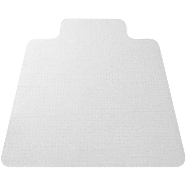 HON 60" x 46" Clear Vinyl Lipped Studded Chair Mat