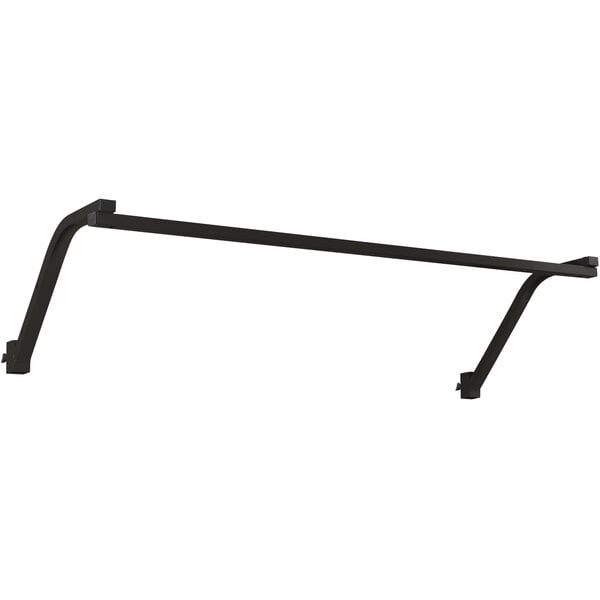 A long black rectangular metal bar with a handle on it.