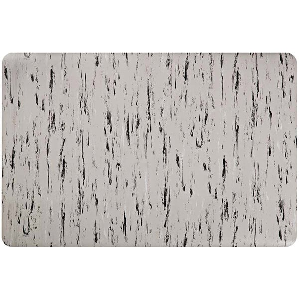 Deflecto 24" x 36" Gray Marble Rectangle Anti-Fatigue Standing Mat
