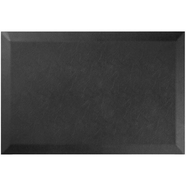 Deflecto 18" x 24" Black Rectangle AntiFatigue Standing Mat
