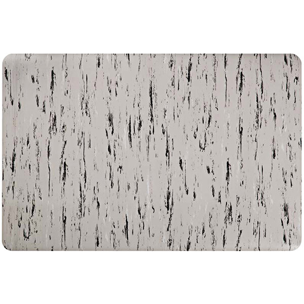 Deflecto 36" x 60" Gray Marble Rectangle Anti-Fatigue Standing Mat