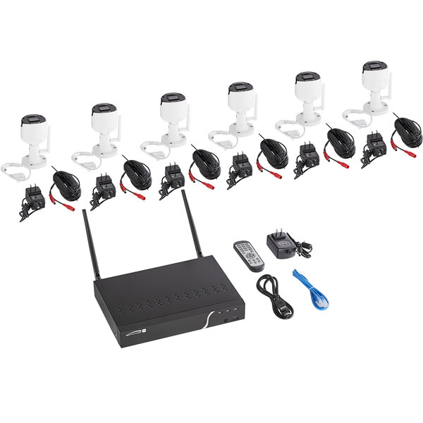 Speco Technologies 8Channel Wireless Network Video Recorder Kit with 6