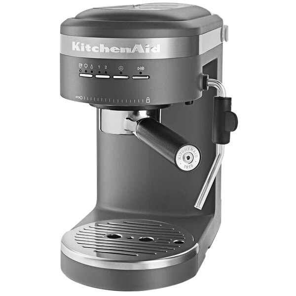 KitchenAid KES6403DG SemiAutomatic Gray Espresso Machine 120V
