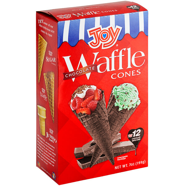JOY Chocolate Waffle Cone 96/Case
