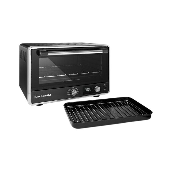 KitchenAid KCO211BM Matte Black Digital Countertop Oven 120V
