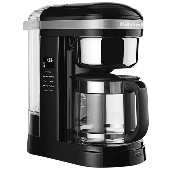 12 Cup Drip Coffee Maker With Spiral Showerhead 