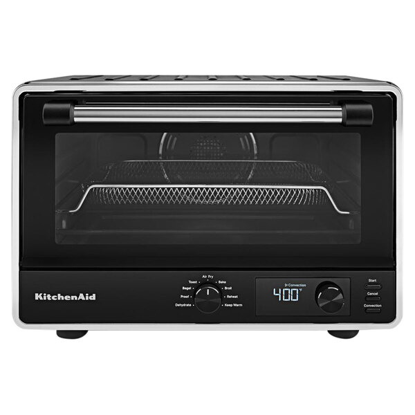 KitchenAid KCO124BM Digital Countertop Oven with Air Fry, Matte Black -  NEW
