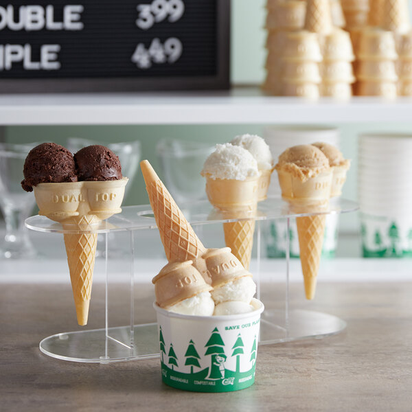 JOY Twin Scoop Cake Cone Dispenser Pack 360/Case