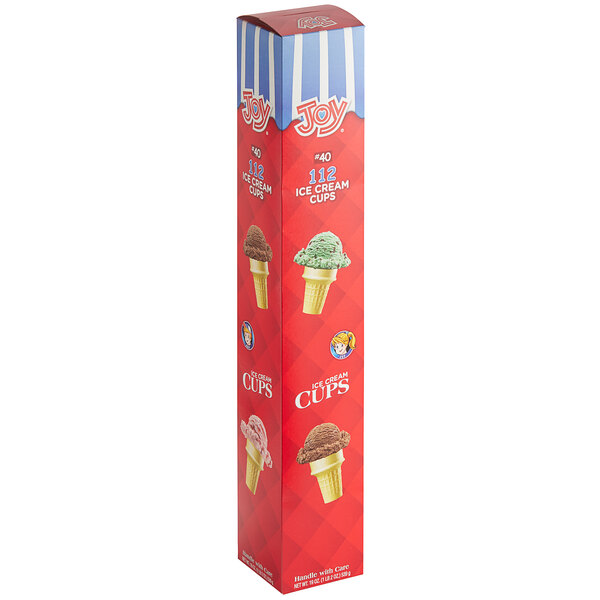 JOY 40 Flat Bottom Cake Cone Dispenser Pack 672/Case