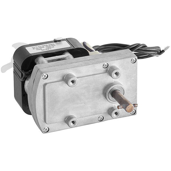 An Avantco motor with wires.