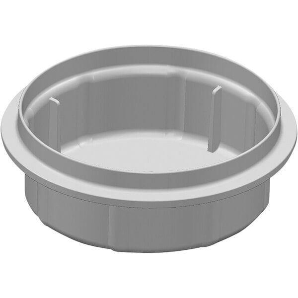 A white round Versa Pro beaker lid.