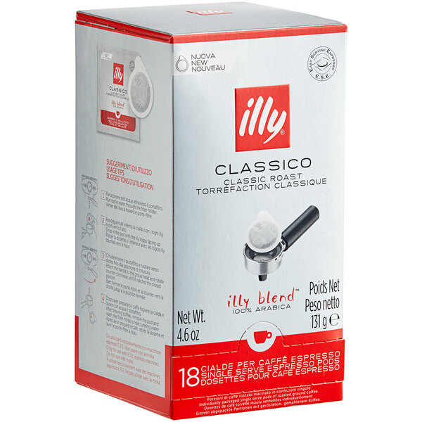 illy Classico Single Serve Espresso Pods 18/Box