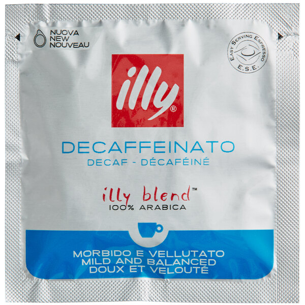 illy Decaf Classico Single Serve Espresso Pods 18/Box