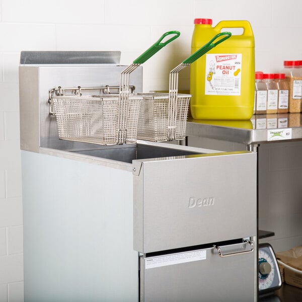 Dean SR42G Liquid Propane Super Runner Floor Fryer 3543 lb.