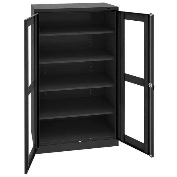 Industrial Storage Cabinet - 36 x 24 x 72, Unassembled, Black