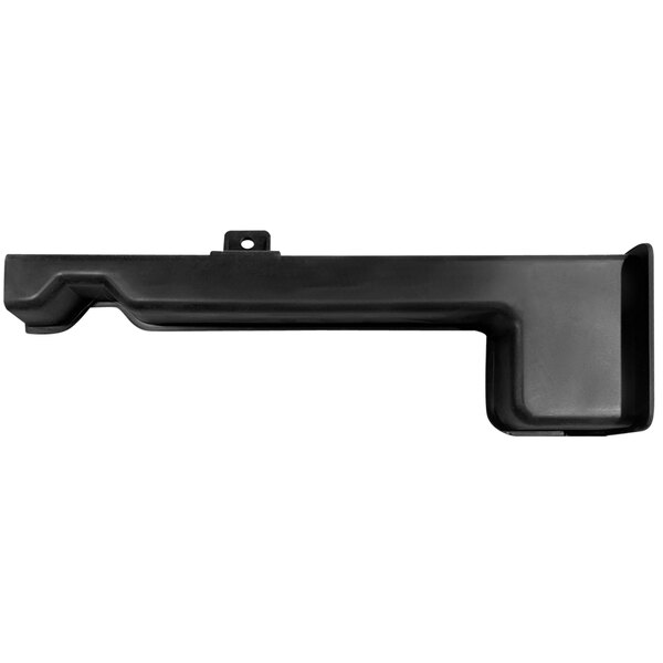 A black rectangular Solwave left exhaust duct with a black plastic handle.