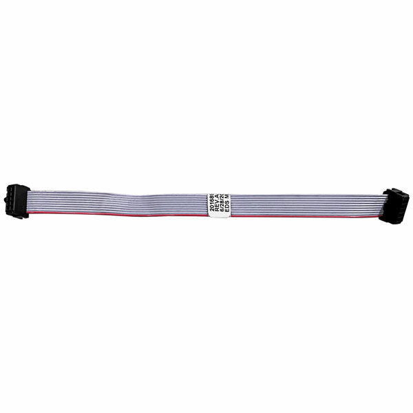 A Solwave PC board harness with a white and red ribbon cable with a red stripe.