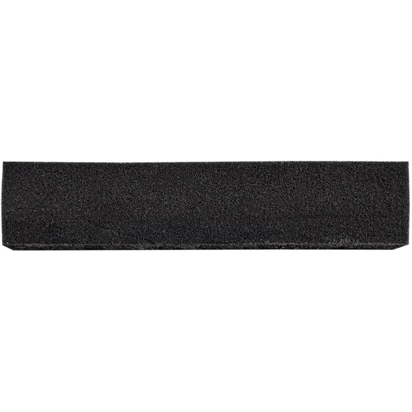 A black rectangular barrier gasket for a Solwave medium-duty commercial microwave.