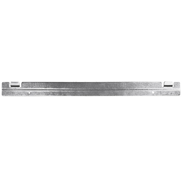 A Solwave metal bar with two screw holes.