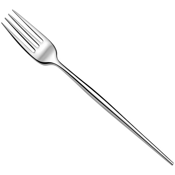 An Amefa Soprano stainless steel table fork with a silver handle.