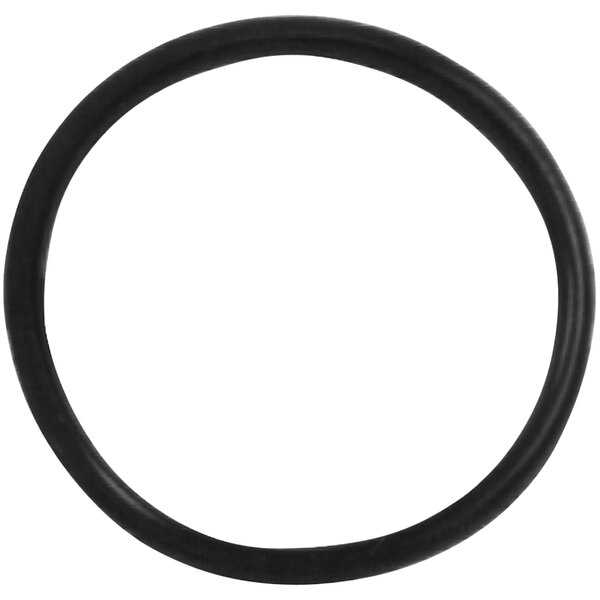 A black rubber round belt.