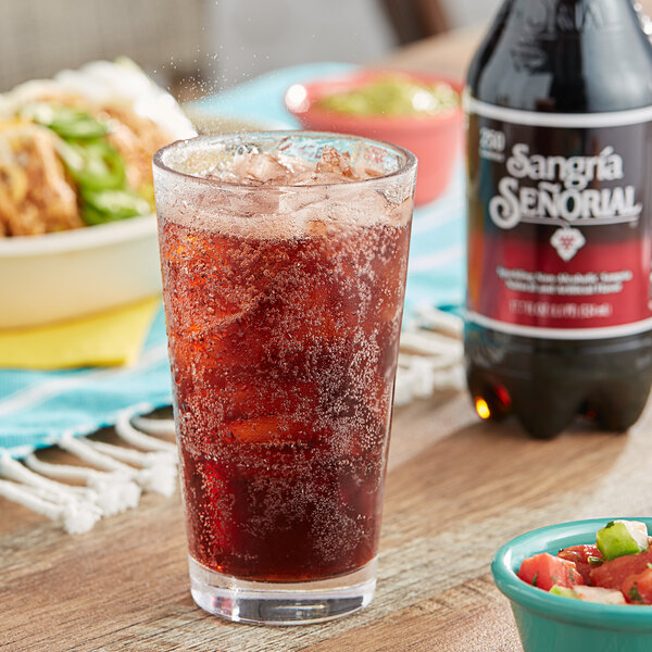 Sangria Senorial NonAlcoholic Sangria Soda 17.7 fl. oz. 24/Case