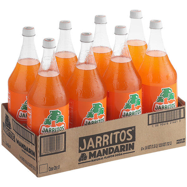 Jarritos® Mandarin Soda 1.5 Liter 8/Case