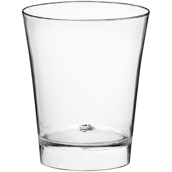 Choice Clear Plastic Tiny Upscale Shot Glass 2 oz. - 200/Case