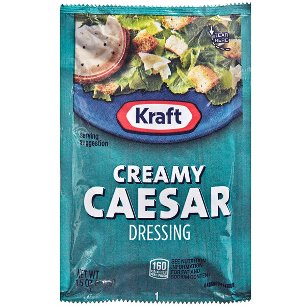 Kraft Creamy Caesar Dressing Packet (60/Case)
