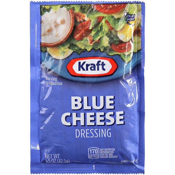 Kraft Blue Cheese Dressing Packet 1.5 oz. 60/Case
