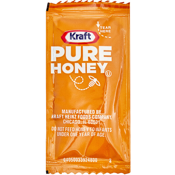 Kraft Pure Honey Packet 9 Gram 200/Case