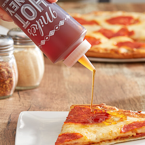 Mike's Hot Honey With Chilis Squeeze Bottle Sauce & Topping