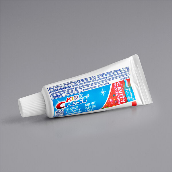 Kid's Crest 0.85 oz. Blue Sparkle Fun Toothpaste 40159 72/Case