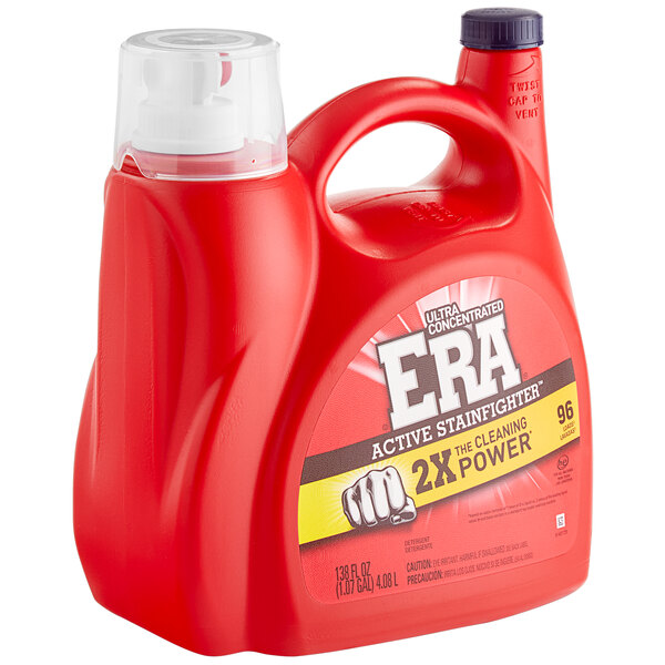 Era 72493 138 oz. 2X Laundry Detergent with Active Stainfigher 4/Case