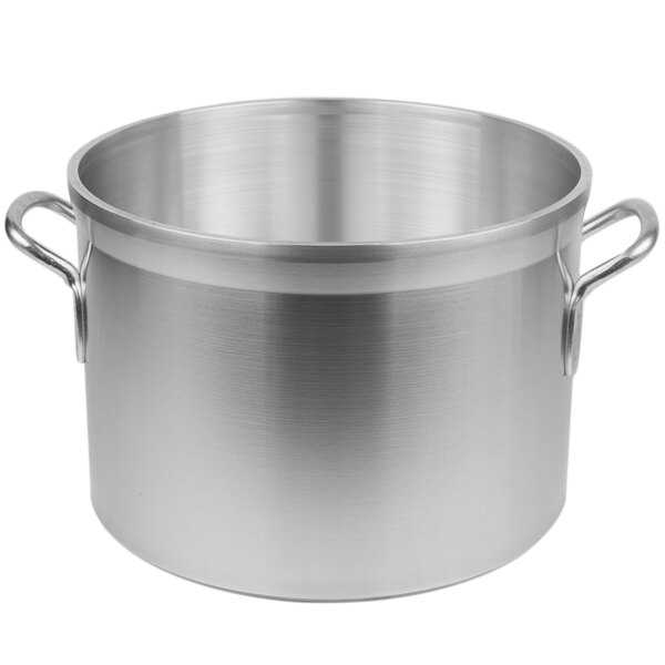 Vollrath Wear-Ever 9 Qt. Heavy-Duty Aluminum Fry Pot with Basket and Plated  Handle 681190