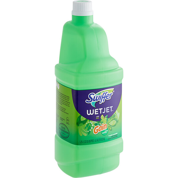 Swiffer® WetJet 77809 Multi-Surface Cleaner Solution Refill with Gain  Original Scent 1.25 Liter - 4/Case